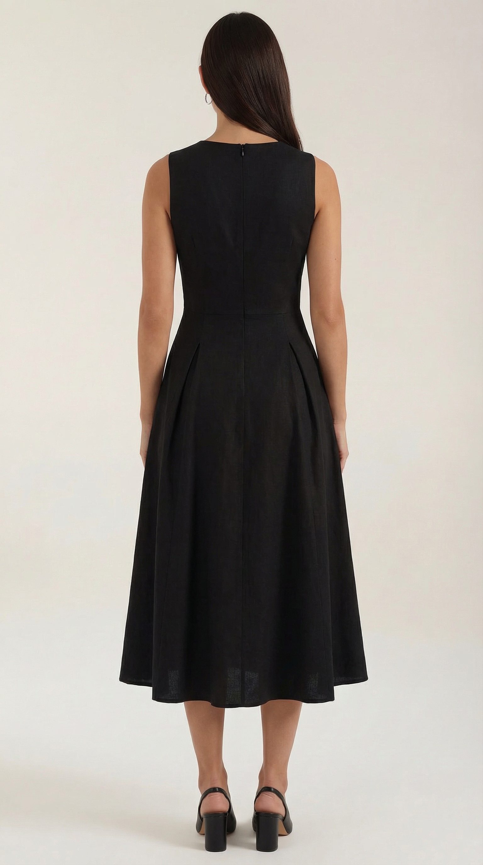 Nancy Linen Cutout Dress 3