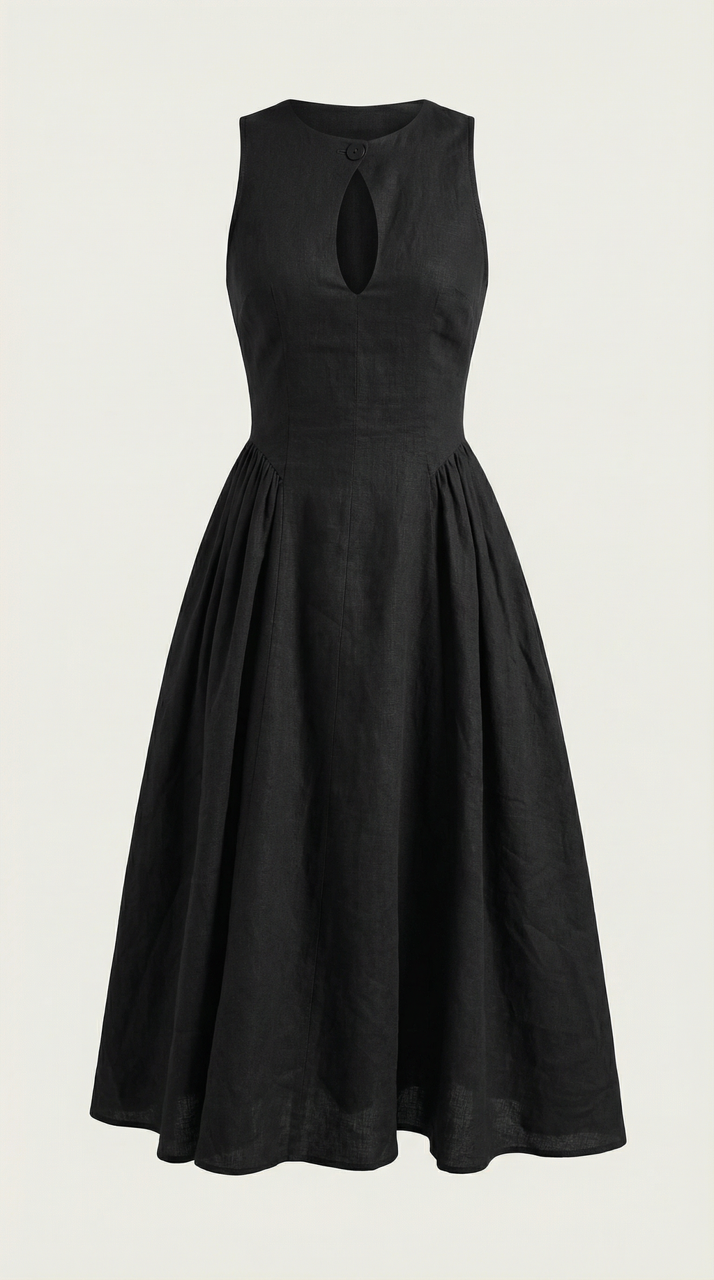 Nancy Linen Cutout Dress 4