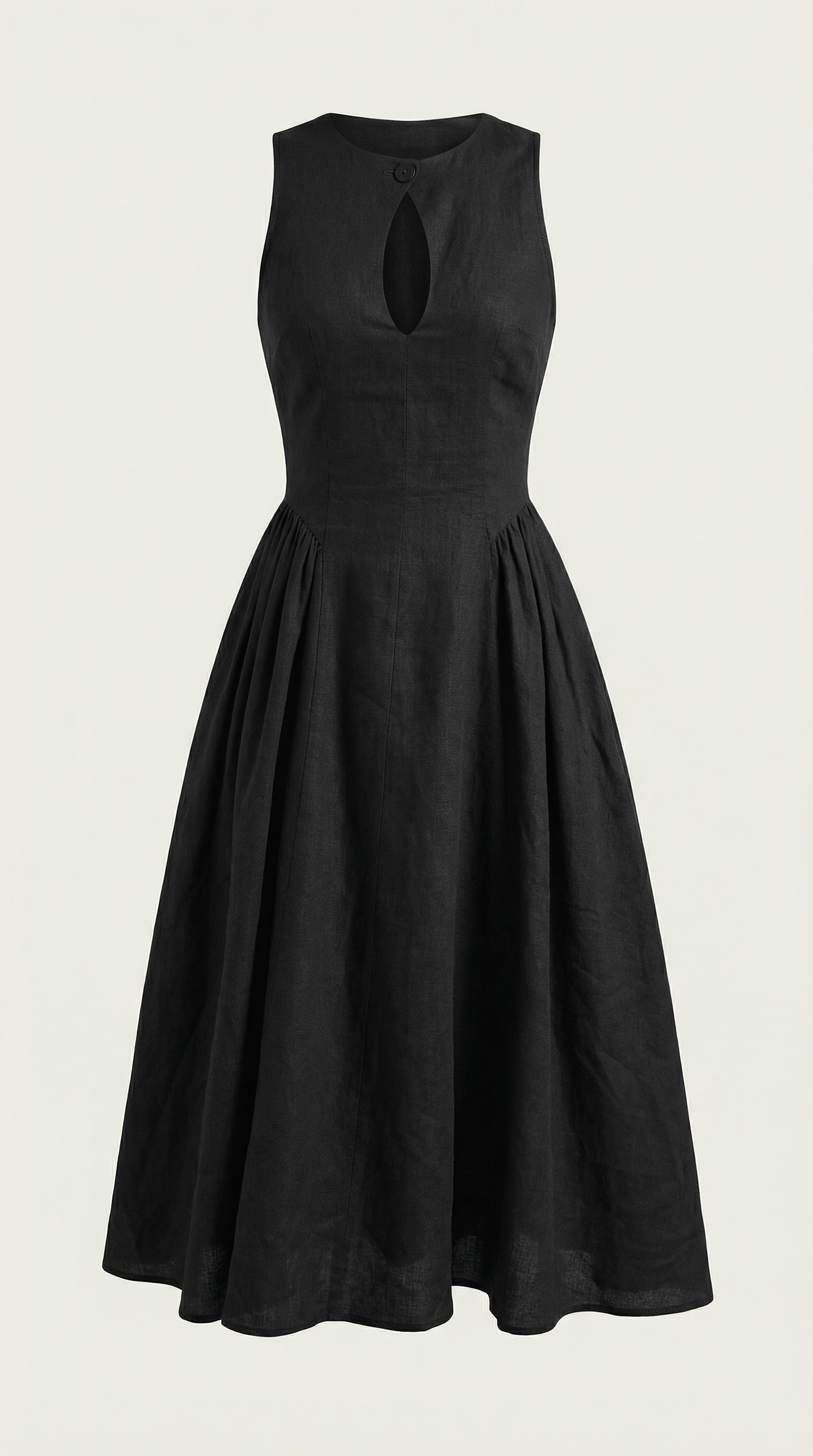 Nancy Linen Cutout Dress 4