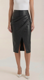 Natalie Draped Midi Skirt 2