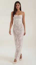 Nerissa Lace Maxi Dress 7