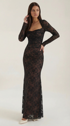 Nerissa Lace Maxi Dress 9