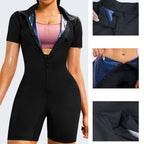 Full Body Shaper Sauna Outfit – Women's Sauna Sweat Suit with Waist Shaping & Bust Support, S–3XL – Celina
