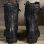 Boots For Women | Lace-Up Mid-Calf Design