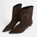 Old World | Women's Pointed Toe Ankle Boots with Low Vintage Heel 2