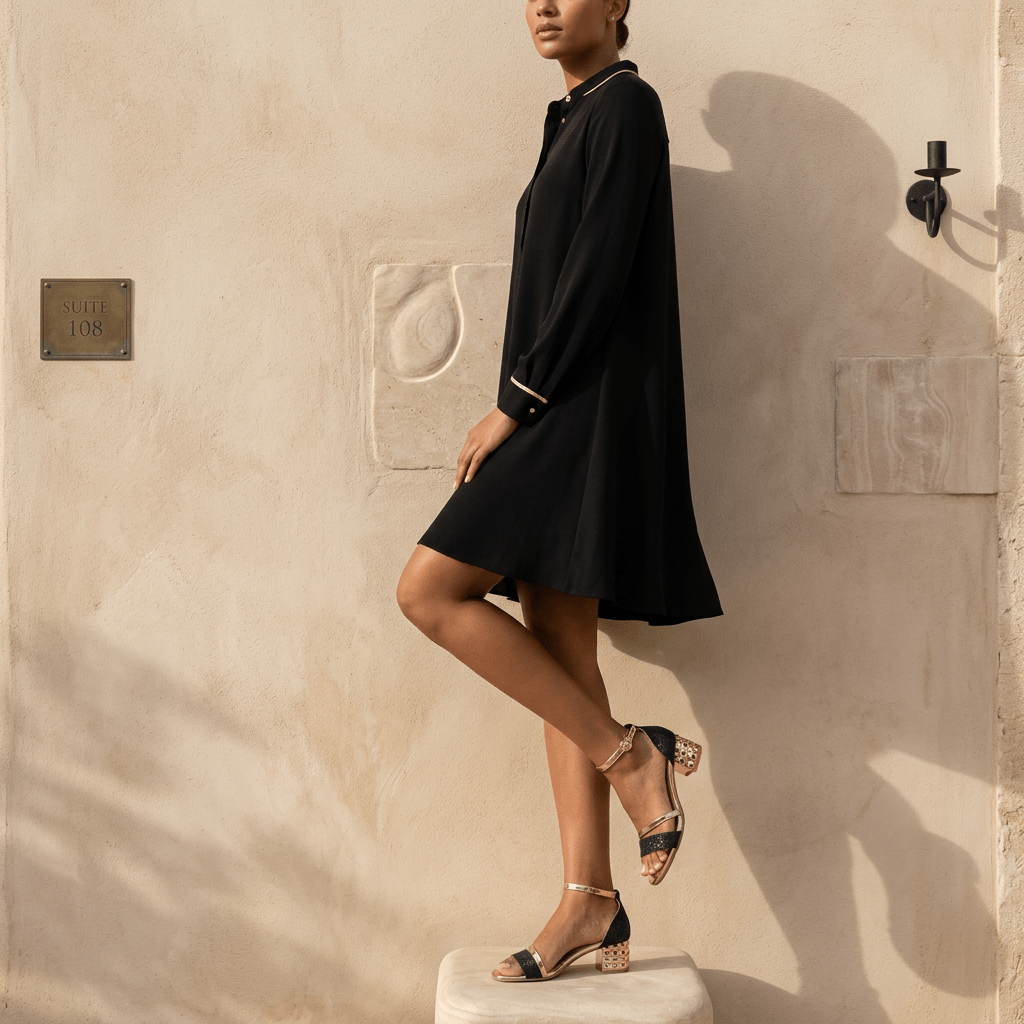 Orthopedic Open-Toe Sandals with Glitter-Textured Straps and Low Block Heel 4