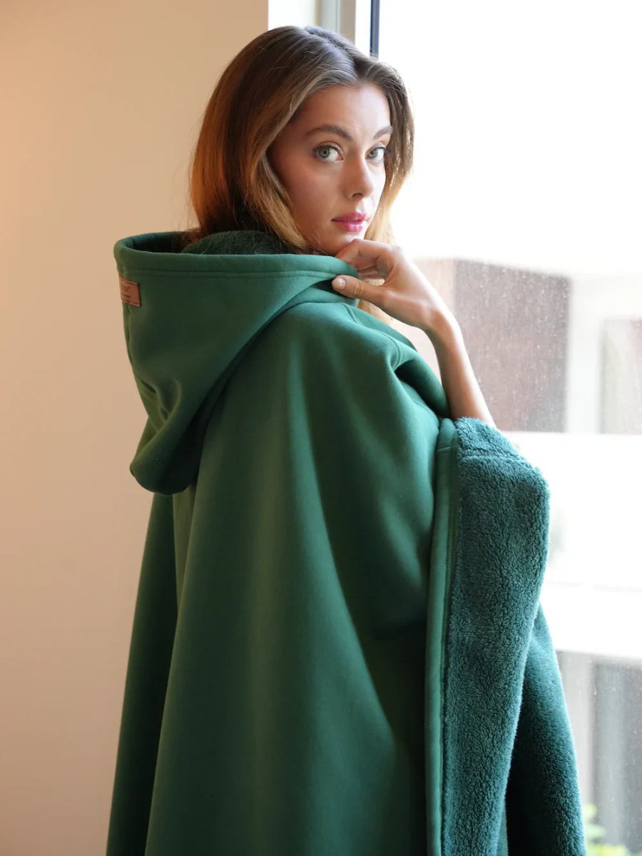 Oversized hooded hoodie blanket, silky soft, cuddly, comfortable