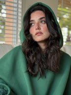 Oversized hooded hoodie blanket, silky soft, cuddly, comfortable