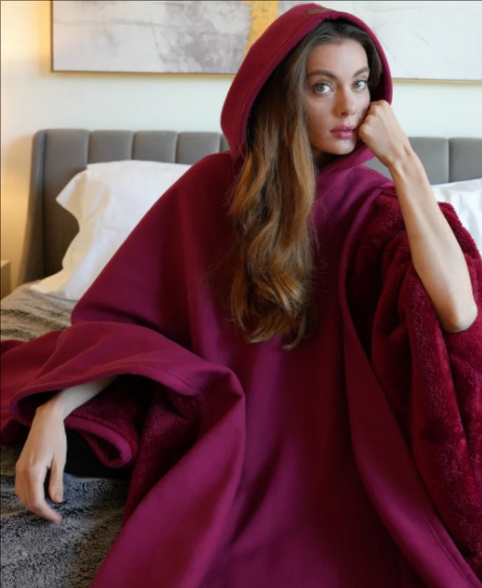 Oversized hooded hoodie blanket, silky soft, cuddly, comfortable