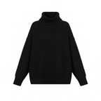 Women's Oversized Knit Sweater | Turtleneck