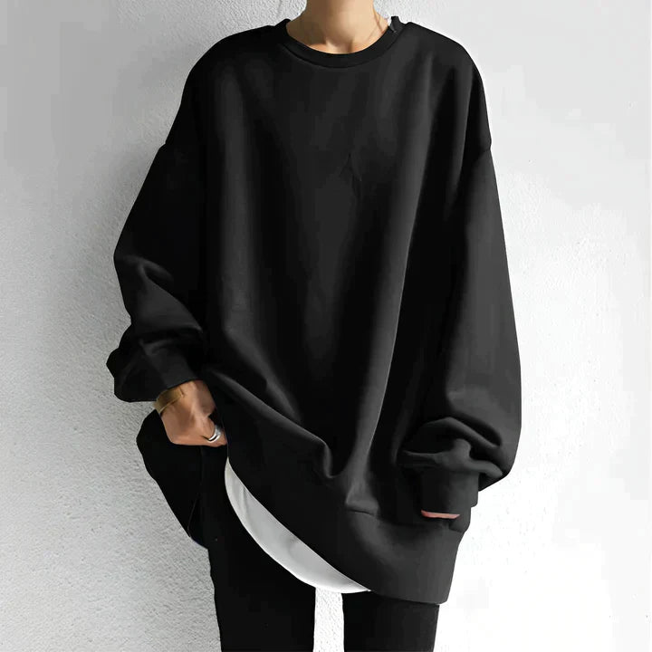 Owena | Oversized Warm Women's Sweaters with Round Neck | Long 0