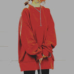 Owena | Oversized Warm Women's Sweaters with Round Neck | Long 4