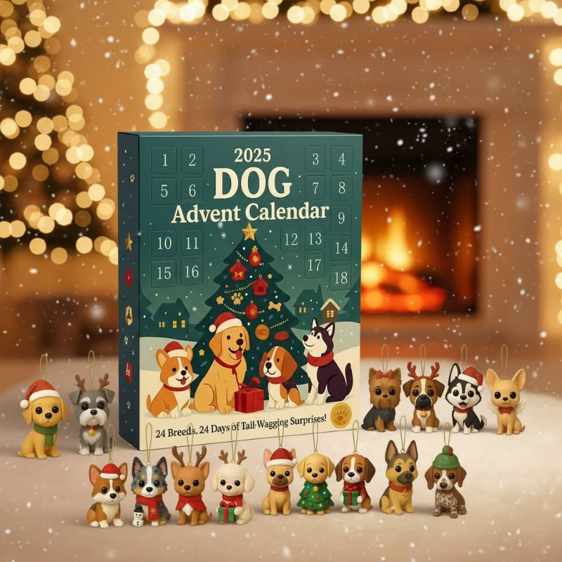 Advent Calendar for Dogs with 24 Festive Toys