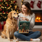 Dog Advent Calendar with 24 Toys – Christmas Countdown for Dogs with Plush & Rubber Toys, No Treats