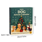 Dog Advent Calendar with 24 Toys – Christmas Countdown for Dogs with Plush & Rubber Toys, No Treats