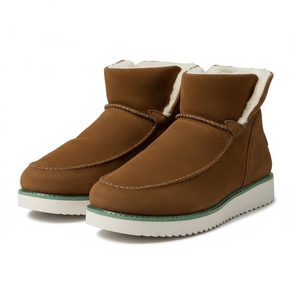 Chāme | Boots for Women | Ankle-Height Slip-On Brown