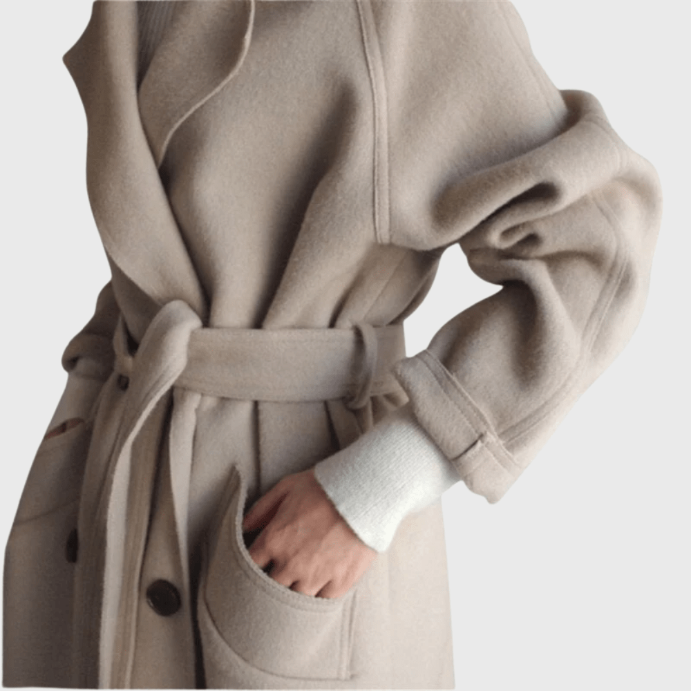 Ēden | Women’s Coat | Longline Belted Waist