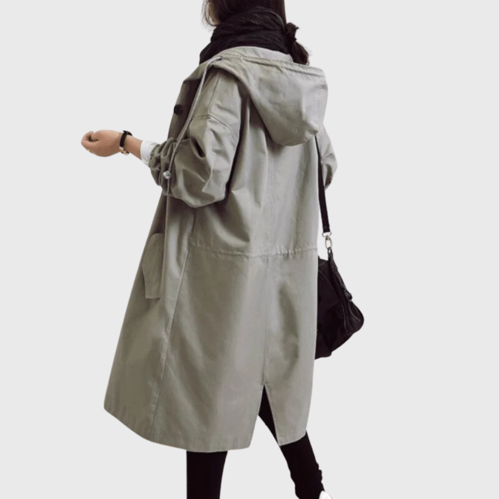 Zahara | Women’s Coat | Trench Longline Hooded