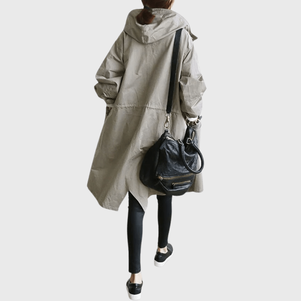 Bersh | Women’s Coat | Trench Longline Hooded