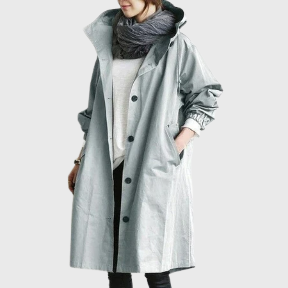 Zahara | Women’s Coat | Trench Longline Hooded
