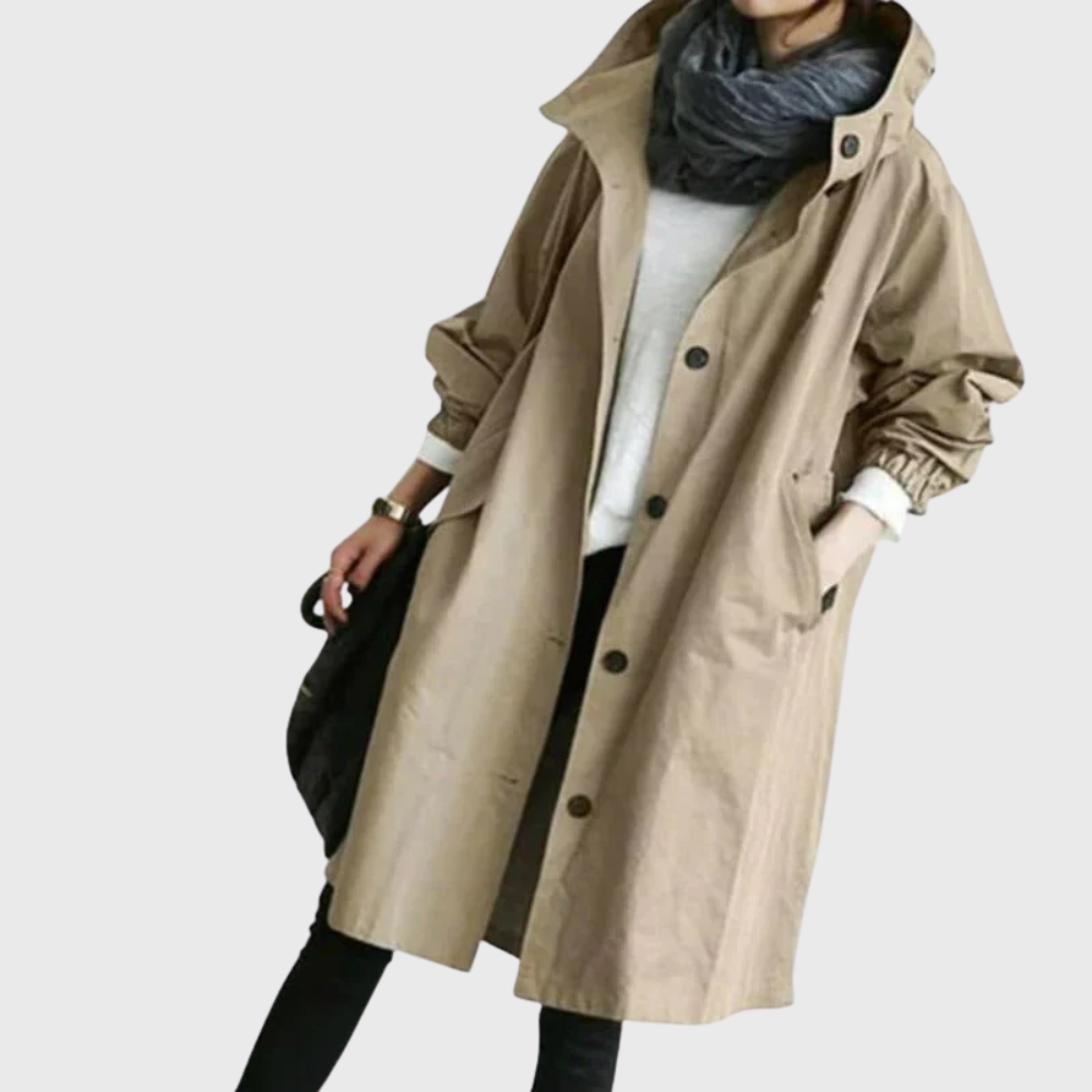 Zahara | Women’s Coat | Trench Longline Hooded
