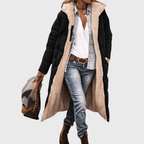 Tasana | Women’s Coat | Reversible Design Black