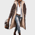 Tasana | Women’s Coat | Reversible Design Brown