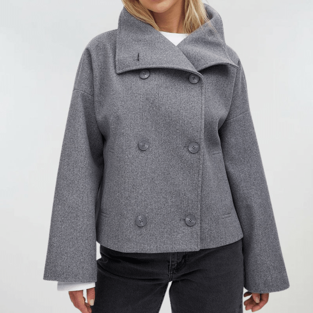 Parsha | Women’s Coat | Cropped Double Breasted