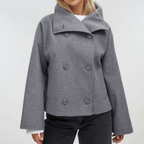 Parsha | Women’s Coat | Cropped Double Breasted
