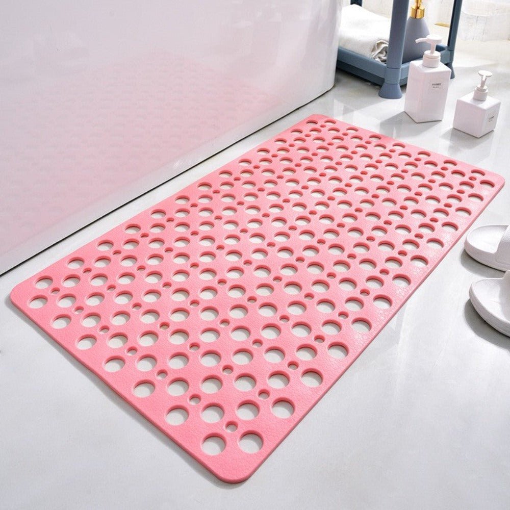 Non-Slip & Antibacterial Shower Mat – Anti-Slip Bathtub & Shower Mat, 3 Sizes, 6 Colors – GripGuard Pink