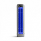 Portable Tower Fan – 2000mAh Quiet Bladeless Circulating Fan, Wall-Mount & Desktop Cooling Fan, 3 Speeds 0