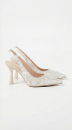 Rachel Lace Heeled Sandals 0
