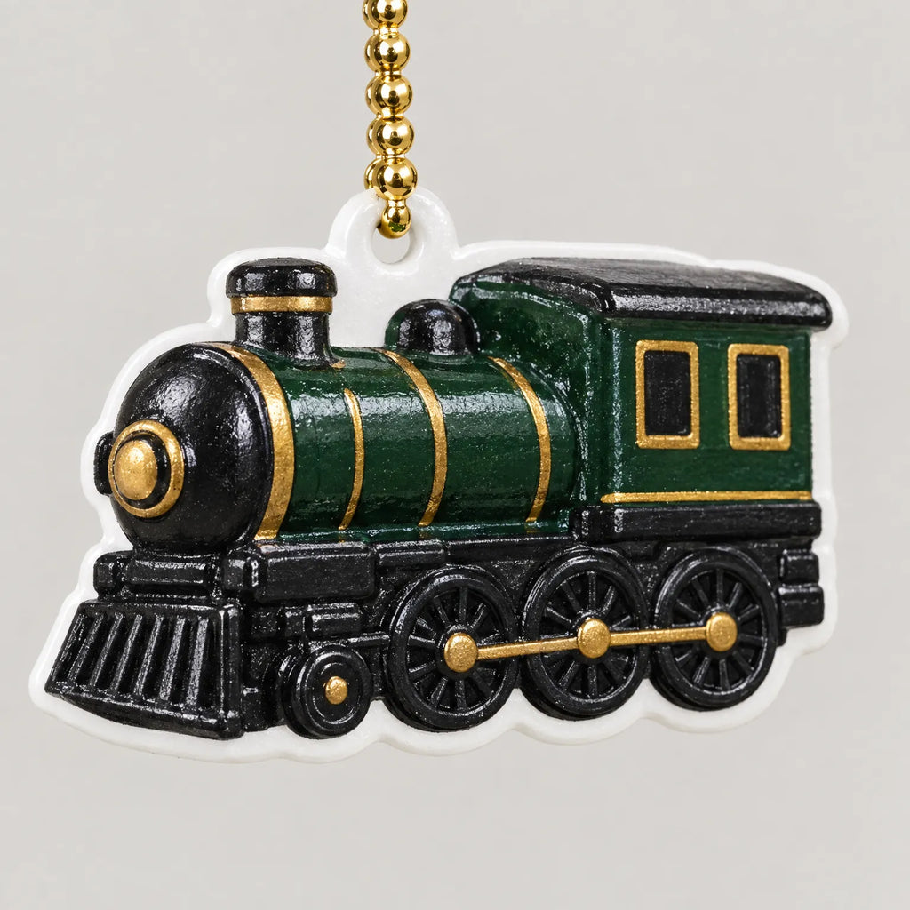 Train Advent Calendar – 24 Train Acrylic Ornaments from Steam Locomotive to Freight Car, for Kids & Train Lovers