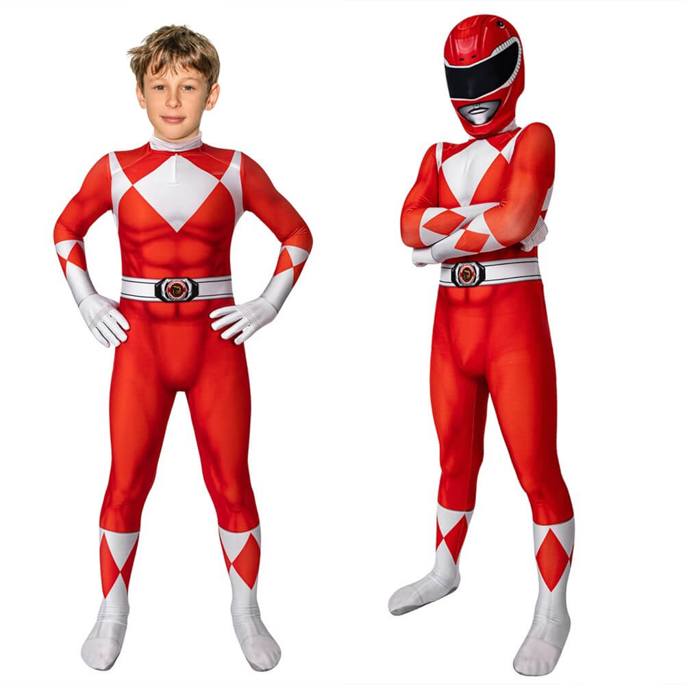 Ranger Costume Jumpsuit for Kids Superhero Cosplay Designs 1