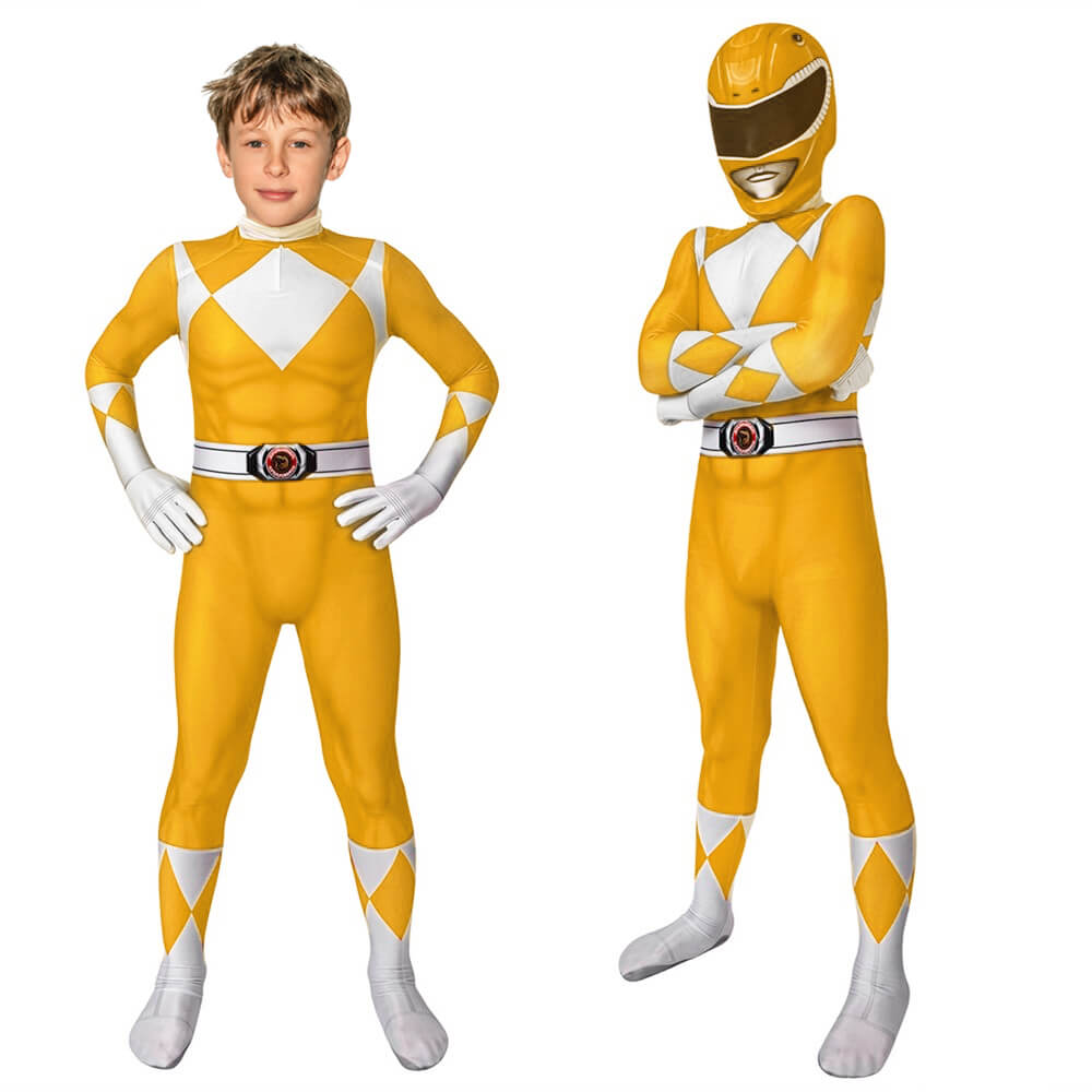 Ranger Costume Jumpsuit for Kids Superhero Cosplay Designs 4