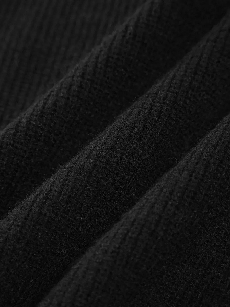 Women's Ribbed Mock Neck Whipstitch Sweater for Casual Comfort