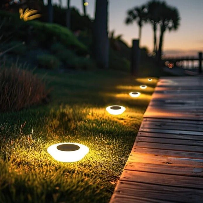 Rustproof solar ground lights – Durable & weatherproof Cool white Pack of 8