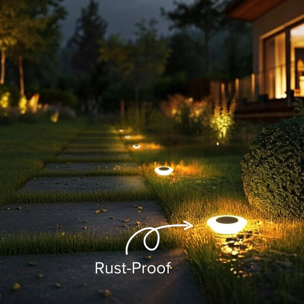 Rustproof solar ground lights – Durable & weatherproof