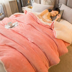 Double-Sided Flannel & Fleece Throw Blanket – Soft Warm Blanket for Bed and Couch, 12 Colors, 5 Sizes Jade Green