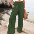 Maladive | Women's Smocked Draped Pants