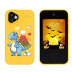 Kids Smartphone Toy with Dual Camera - 1080P HD Video & MP3 Music Player with Games Dinosaur Yellow