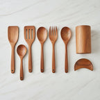 Wooden Kitchen Utensil Set | Sustainable and Elegant