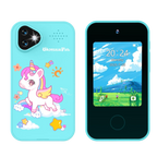 Kids Smartphone Toy with Dual Camera - 1080P HD Video & MP3 Music Player with Games Pony Blue