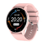 Ultra-Thin Smartwatch – Slim Fitness Watch with Heart Rate, Steps & Sleep Tracking, IP67, 3 Colors – SlimLine Fit Pink