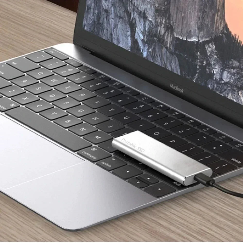 External SSD 4TB with USB-C – Portable SSD with Aluminum Housing, Fast USB 3.1 Storage, 4 Colors