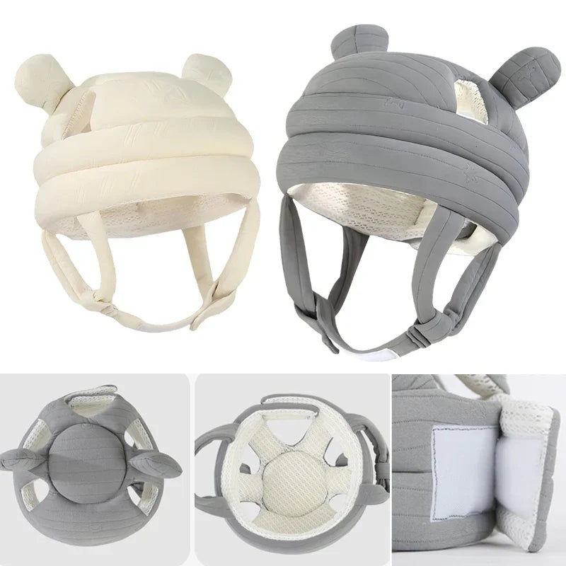 Baby 360 Head Protection Helmet - Breathable Anti-Fall Safety Cap for Walking & Crawling
