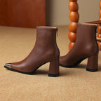 Isana | Boots For Women | Pointed Toe Block Heel Style