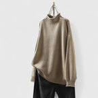 Isana | Women’s Sweater | High Ribbed Turtleneck Collar