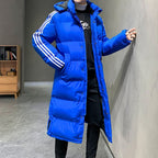 Nisyros | Long Hooded Winter Coat for Men | Ideal for the Cold Season