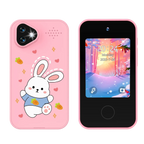 Kids Smartphone Toy with Dual Camera - 1080P HD Video & MP3 Music Player with Games Rabbit Pink